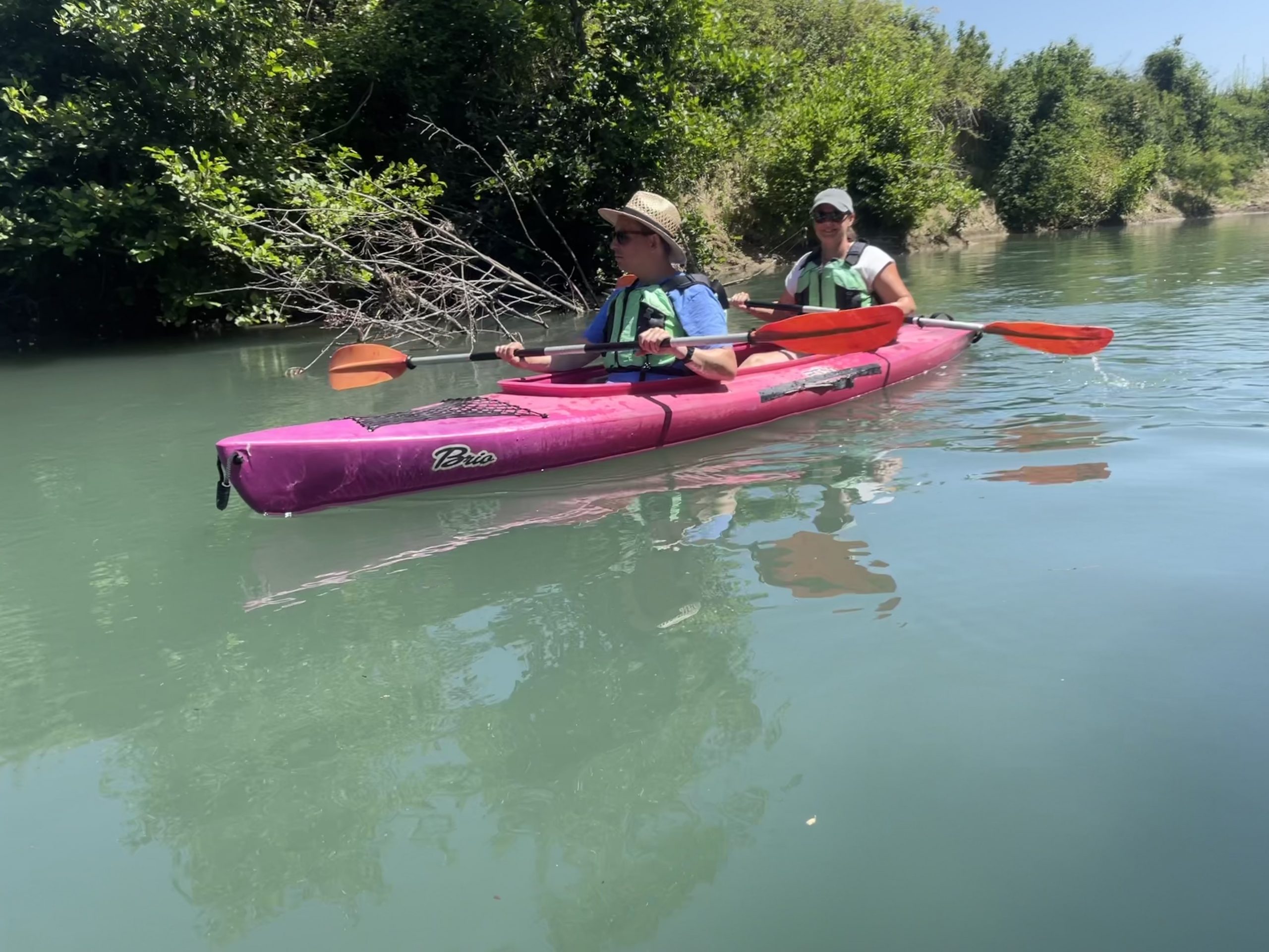 Couple Kayaking